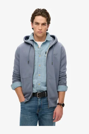 Superdry Sweat Essential Logo Coupe Largeur zippé à capucheMédium