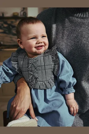 Next Woven 100% Cotton Dress and Tights Set (0mths-2yrs)Up to 1 Month (56cm)