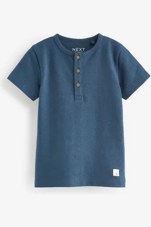 Next Manches courtes Henleys T-shirt à col rond (3mths-7yrs)5 - 6 ans (110 - 116cm)