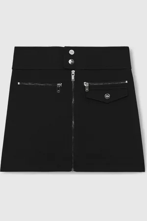 Reiss Poppie Piqué Zip-Detail Mini Skirt7 - 8 ans (122 - 128cm)
