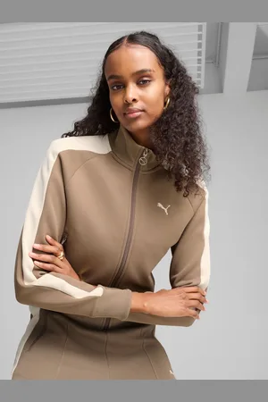 PUMA Veste de survêtement courte T7 ONLY On femmelarge