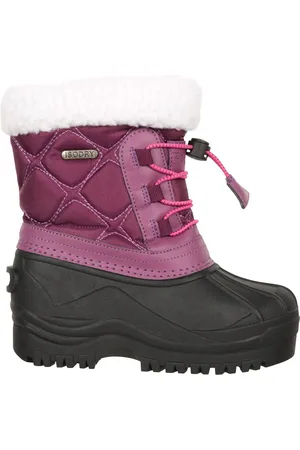 Mountain Warehouse Arctic Junior Bottes de neige adaptatives imperméables et doublées de polaire