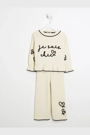 River Island Filles 100% Cotton Ample Pantalons Set3 - 4 ans (98 - 104cm)