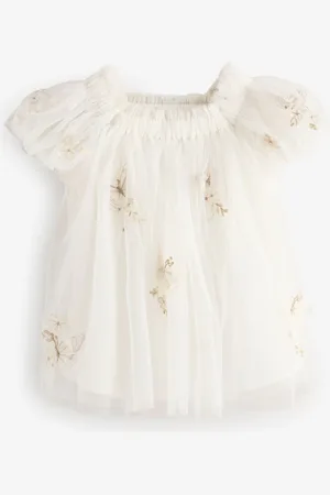 Next Robe en maille papillon (3mths-8yrs)6 - 7 ans (116 - 122cm)