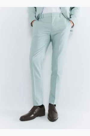 River Island Pantalon de costume en peau de requin38W x 31L (UK 38 R)