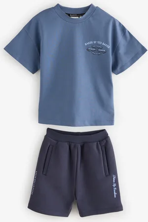 Ted Baker Oversized Blue T-Shirt and Shorts Set98104cm