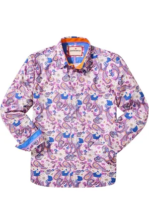 Joe Browns Floral Paisley Long Sleeve 100% Cotton Shirtxlarge