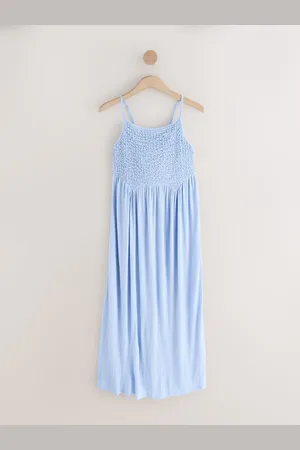 Next Strappy Shirred Jersey Maxi Dress44