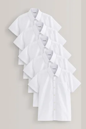 Next 5{Paquet de chemises scolaires Manches courtes (3-17ans)9 ans (134cm)
