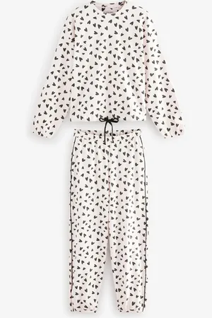 Next Pyjama à manches longues en coton épais 100% CottonS Reg