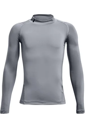Under Armour Heat Geat Armour Mock Neck Manches longues Tshirt9 - 10 ans (134 - 140cm)