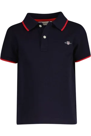 GANT Tipped Pique 100% Cotton Polo Shirt3 - 4 ans (98 - 104cm)