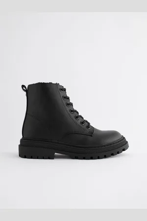 Next Warm Lined À lacets Ankle Bottes