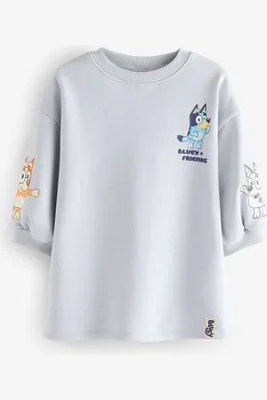 Next Bluey Long Sleeve Sweat Dress (12mths-7yrs)1.5 - 2 ans (86 - 92cm)