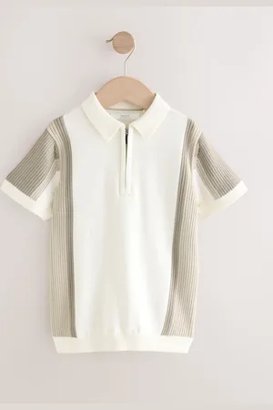 Next 100Polos à col zippé en tricot % coton (3-16yrs)8 ans (128 cm)