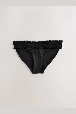 Next Bas de bikini froncé à jambes montantes