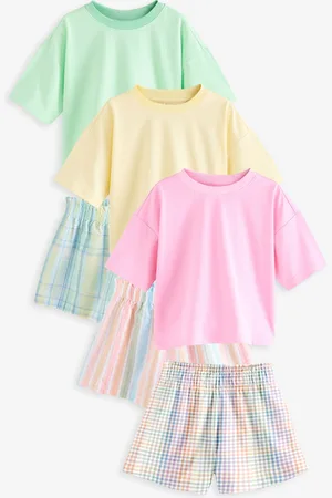 Next 100Pyjama court en coton % 3 Lot (3-16ans)116122cm