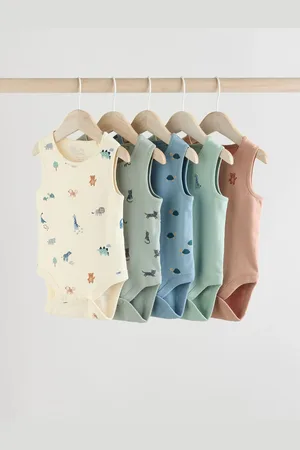 Next Lot de débardeurs 100coton pour bébé 58086cm
