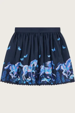 Monsoon Horse Print Skirt7 - 8 ans (122 - 128cm)