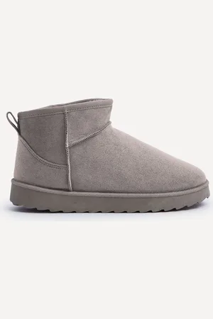 Linzi Bottines doublées en fausse fourrure Mini Addy en faux daim