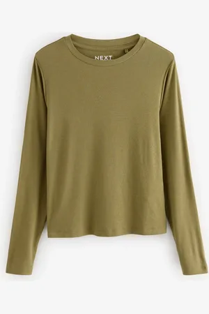 Next T-shirt côtelé doux à manches longues avec TENCEL LyocellXL