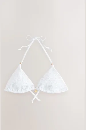 Next Haut de bikini triangle froncé