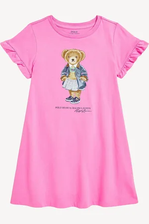 Ralph Lauren Peignoir fille Polo Bear en jersey4 ans