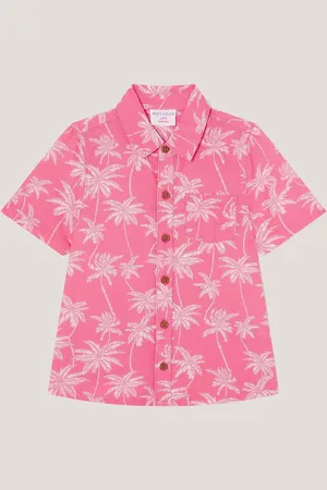 Monsoon Chemise à manches courtes imprimé palmier9 - 10 ans (134 - 140cm)