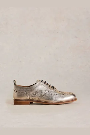 White Stuff Chaussures Thistle à lacets en cuir
