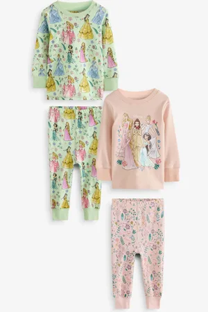 Next 100% coton Disney Princess Manches longues Pyjamas Blotti 2 Lot de (9mois-10ans)7480cm