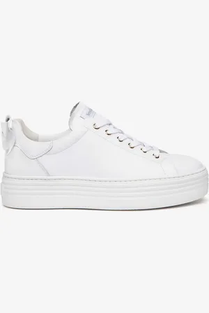 Nero Giardini Leather Bow Platform Trainerseu39