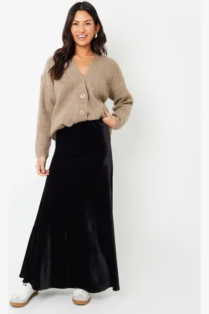 Threadbare Maxi Jupes en velours38