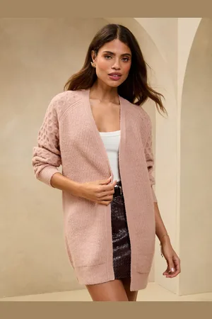 Lipsy London Cardigan long en maille nid d