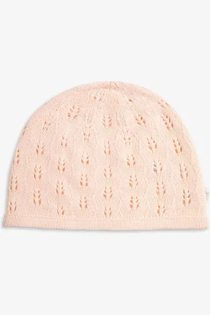 The Little Tailor Baby 100% Cotton Pointelle Knitted HatJusqu