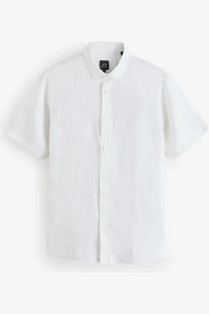Armani Exchange Classic Linen White ShirtMédium