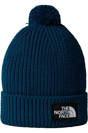 The North Face Bonnet à pompon et logo encadréUn an