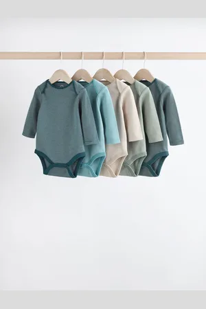 Next 100% Coton Manches longues Bébé Body 5 Paquet12 - Mois 18 (80 - 86cm)