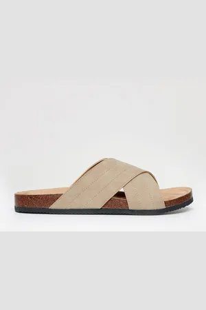 Threadbare Faux Suede Cross Strap Sandalsr. u.8eu42