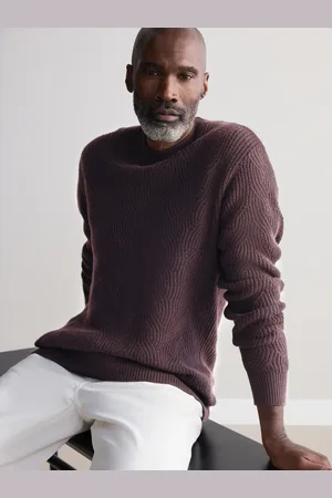 Next Coupe classique Signature Lambswool/Cashmere Blend Col rond PullXXL