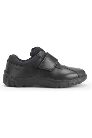 Start Rite Dual Fit Atlas Leather Rip Tape School Shoes