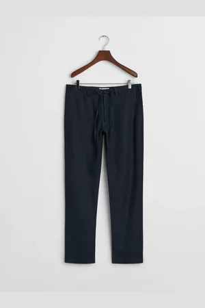 GANT 100% Cotton Relaxed Linen TrousersPetit