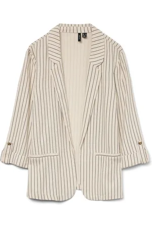 VERO MODA Lin Blend 3/4 Manche BlazerL 12