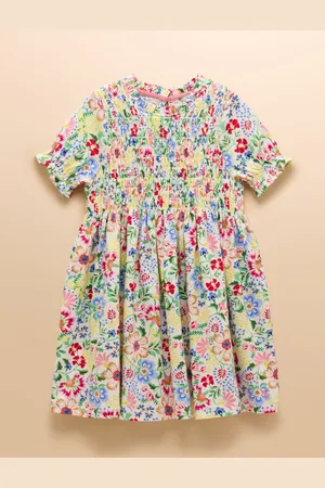 Joules Gracie Short Sleeve Shirred Dress6 ans (116cm)