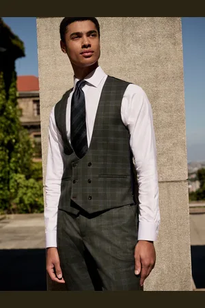 Next Gilet de costume à carreaux38r