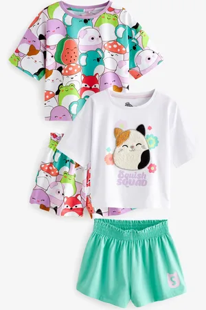 Next Squishmallows 100% Cotton Short Pyjamas 2 Pack (5-14yrs)122128cm