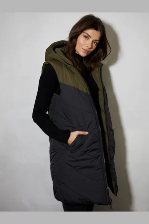 Threadbare Longline À capuche Padded Gilet44
