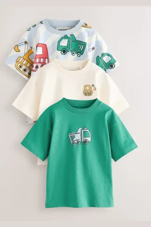 Next T-shirt Manches courtes 3 Pack (3mois-7ans)116122cm