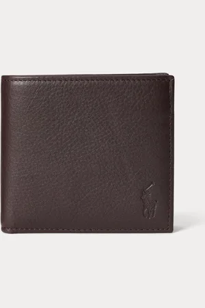 Ralph Lauren Portefeuilles de monnaie en cuir grainé Portefeuilles de monnaie en cuir grainéUn an