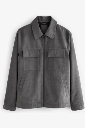 Next Faux Suede Zip Through ShacketMédium