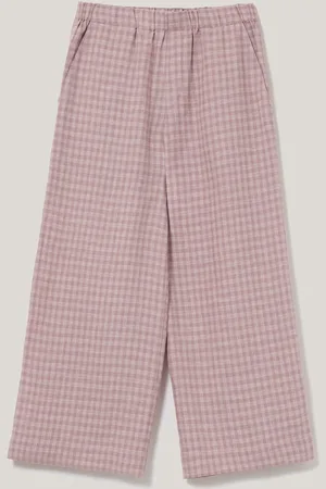 Jigsaw Mara 100% Linen Checked Trousers38